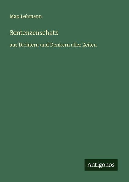 Produktbild: Sentenzenschatz