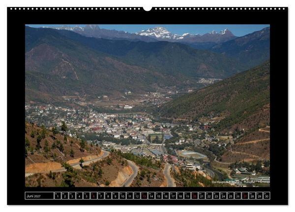 Produktbild: Bhutan Druk Yul 2027 (Wandkalender 2027 DIN A2 quer), CALVENDO Monatskalender