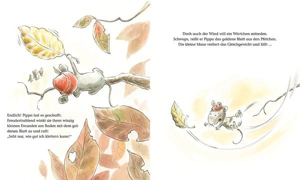 Produktbild: Die kleine Maus und das goldene Blatt