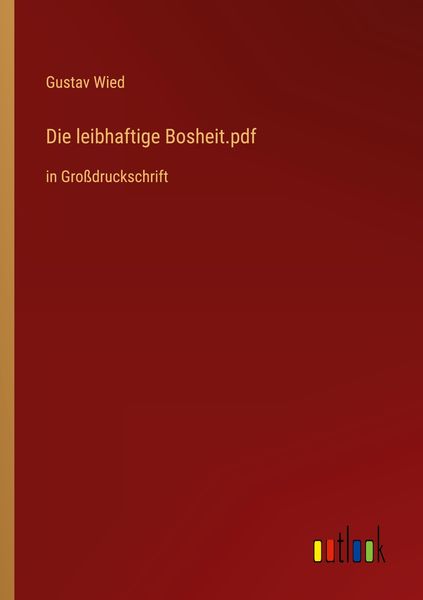 Produktbild: Die leibhaftige Bosheit.pdf