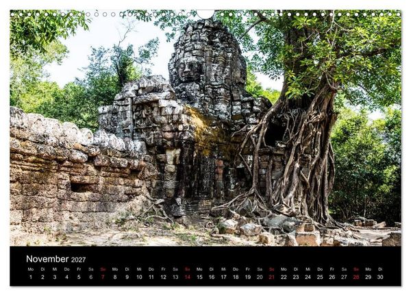 Produktbild: Tempel rund um Angkor Wat (Wandkalender 2027 DIN A3 quer), CALVENDO Monatskalender
