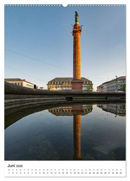Produktbild: Darmstadt erleben! (Wandkalender 2026 DIN A2 hoch), CALVENDO Monatskalender