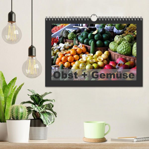 Produktbild: Obst + Gem&uuml;se (Wandkalender 2026 DIN A4 quer), CALVENDO Monatskalender