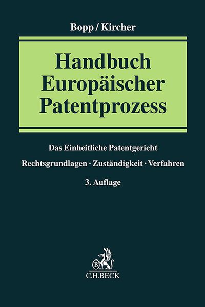 Produktbild: Handbuch Europ&auml;ischer Patentprozess
