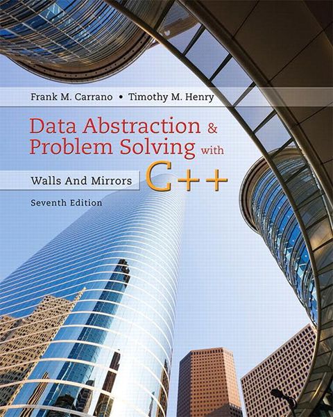 Produktbild: Data Abstraction & Problem Solving with C++: Walls and Mirrors