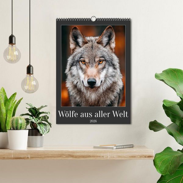 Produktbild: W&ouml;lfe aus aller Welt (Wandkalender 2026 DIN A3 hoch), CALVENDO Monatskalender