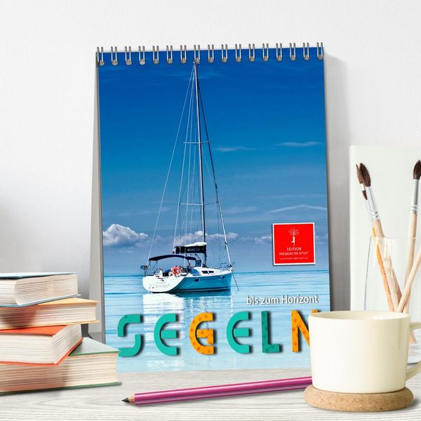 Produktbild: Segeln bis zum Horizont (Tischkalender 2026 DIN A5 hoch), CALVENDO Monatskalender