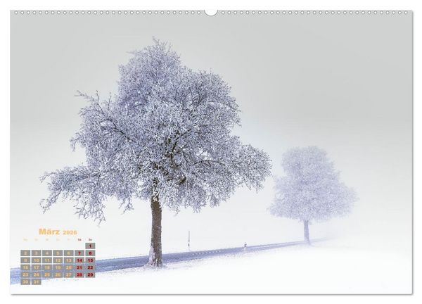 Produktbild: Vogtland - von Klingenthal bis G&ouml;ltzschtal (hochwertiger Premium Wandkalender 2026 DIN A2 quer), Kunstdruck in Hochglanz