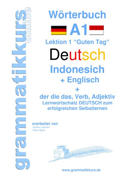 Produktbild: W&ouml;rterbuch Deutsch - Indonesisch - Englisch