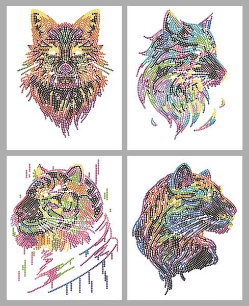Produktbild: Diamond Painting Neon Raubkatzen