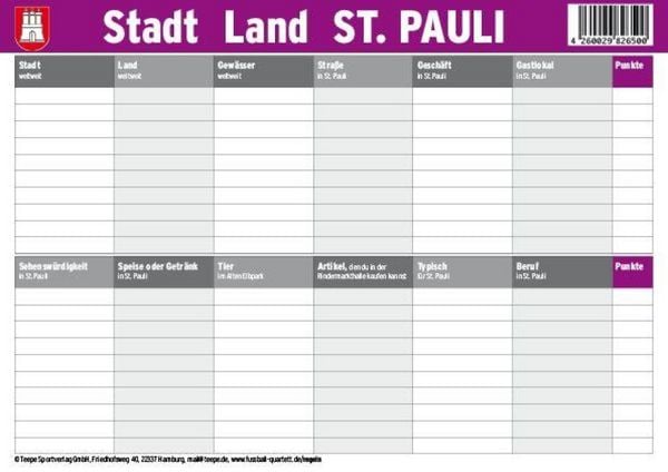 Produktbild: Hamburg: Stadt Land St. Pauli