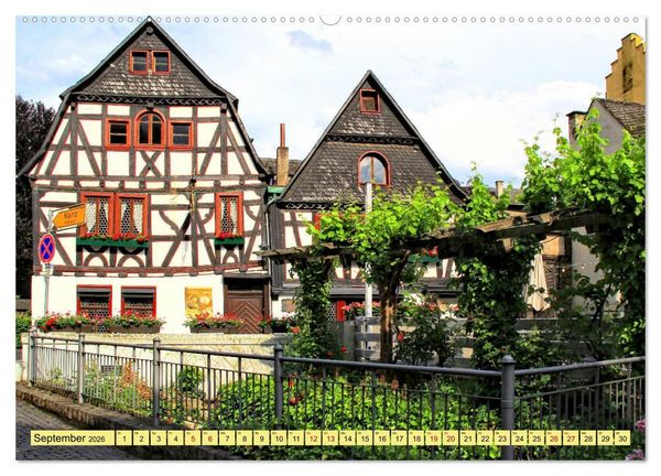 Produktbild: Bacharach - Sehenswerter Ort am Mittelrhein (Wandkalender 2026 DIN A2 quer), CALVENDO Monatskalender