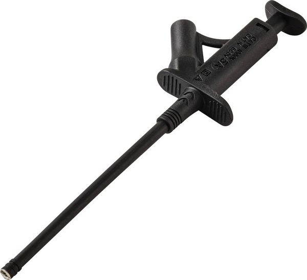 Produktbild: VOLTCRAFT MSK-120sw Sicherheits-Klemmpr&uuml;fspitze CAT IV 600 V, CAT III 1000V Schwarz