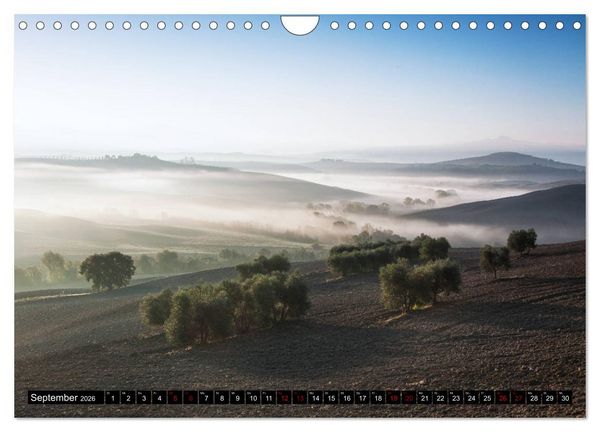 Produktbild: Toskana - Inseln im Nebel (Wandkalender 2026 DIN A4 quer), CALVENDO Monatskalender