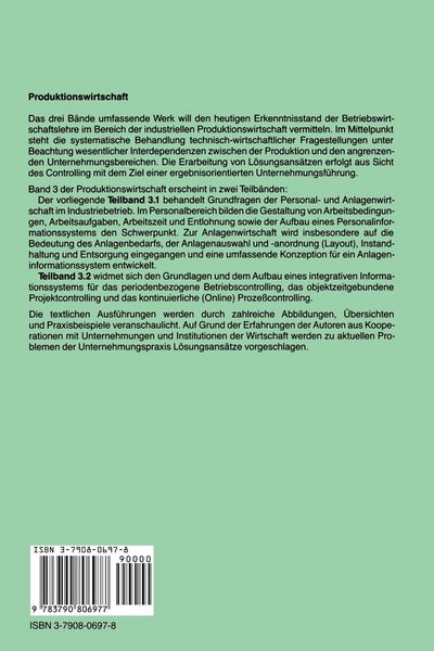 Produktbild: Produktionswirtschaft - Controlling industrieller Produktion
