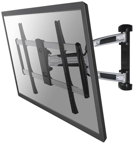 Produktbild: Neomounts LED-W700SILVER TV-Wandhalterung 81,3 cm (32") - 152,4 cm (60") Neigbar, Schwenkbar, Ausziehbar Zusammenklappbar