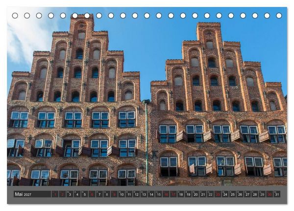 Produktbild: Die Hansestadt L&uuml;beck (Tischkalender 2027 DIN A5 quer), CALVENDO Monatskalender