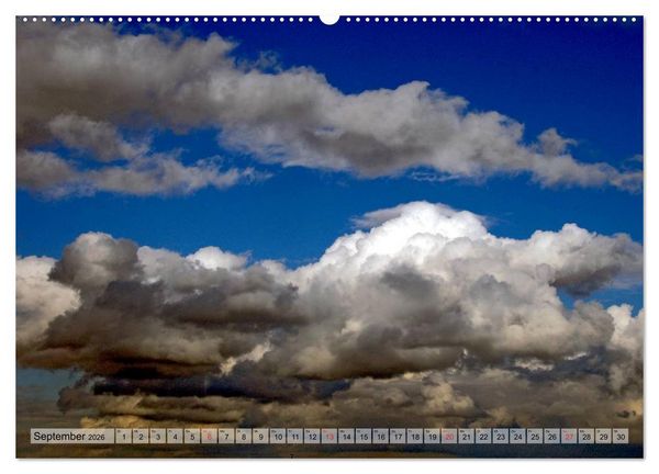 Produktbild: Wolken - Die Gesichter des Himmels (hochwertiger Premium Wandkalender 2026 DIN A2 quer), Kunstdruck in Hochglanz