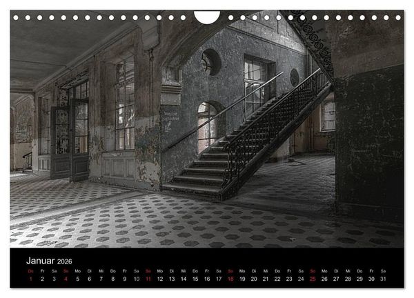 Produktbild: Verlassene Orte - Berlin - Brandenburg (Wandkalender 2026 DIN A4 quer), CALVENDO Monatskalender