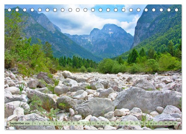 Produktbild: Slowenien - Impressionen eines Naturjuwels (Tischkalender 2026 DIN A5 quer), CALVENDO Monatskalender