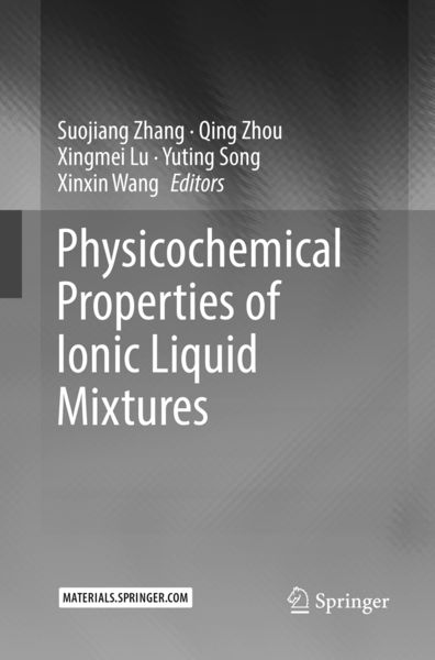 Produktbild: Physicochemical Properties of Ionic Liquid Mixtures