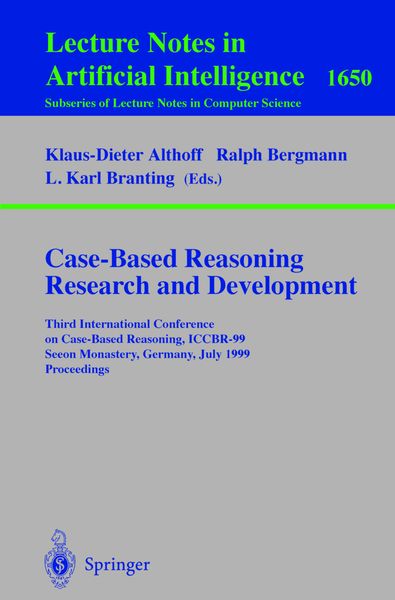Produktbild: Case-Based Reasoning Research and Development