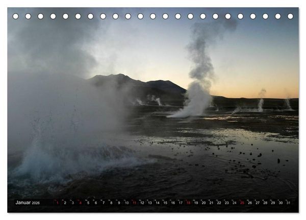Produktbild: Atacama W&uuml;ste - Landschaften der Extreme (Tischkalender 2026 DIN A5 quer), CALVENDO Monatskalender