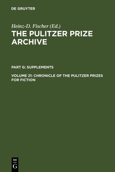Produktbild: Chronicle of the Pulitzer Prizes for Fiction