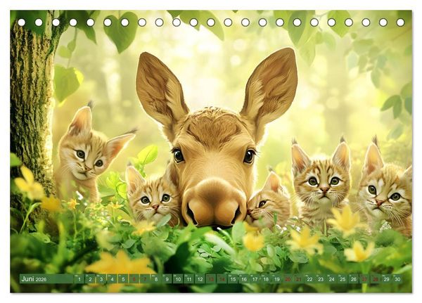 Produktbild: Emil und die Wunder der Natur (Tischkalender 2026 DIN A5 quer), CALVENDO Monatskalender