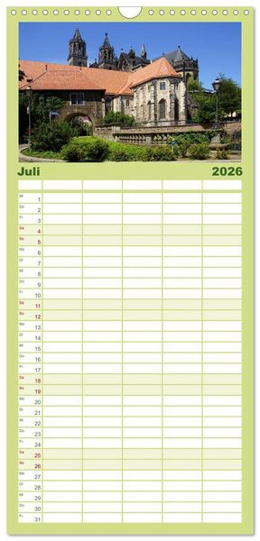 Produktbild: Familienplaner 2026 - Mein Magdeburg 2026 mit 5 Spalten (Wandkalender, 21 x 45 cm) CALVENDO