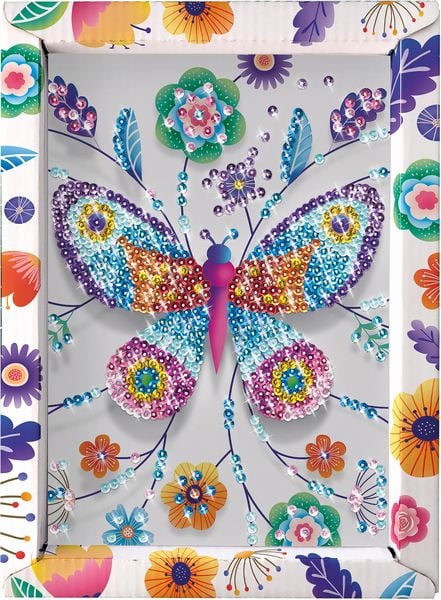 Produktbild: Lansay - Paillettenkunst Schmetterling