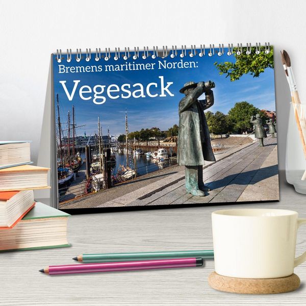 Produktbild: Bremens maritimer Norden: Vegesack (Tischkalender 2026 DIN A5 quer), CALVENDO Monatskalender