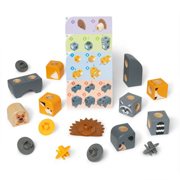 Produktbild: Melissa & Doug Blockables Waldtierfreunde Bauset