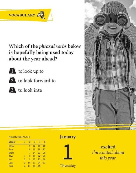 Produktbild: Langenscheidt Sprachkalender Englisch A Quiz a Day 2026