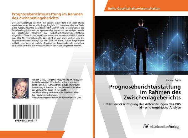 Produktbild: Prognoseberichterstattung im Rahmen des Zwischenlageberichts