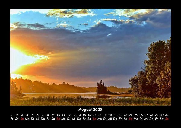 Produktbild: Landschaftskalender 2025 Fotokalender DIN A3