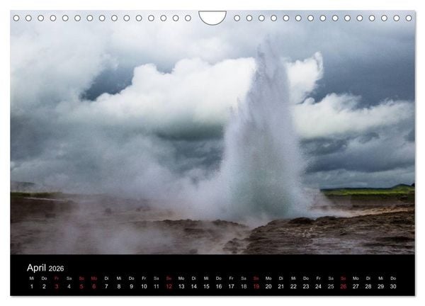 Produktbild: Islands Landschaften - Wasser, Eis und gr&uuml;nes Moos (Wandkalender 2026 DIN A4 quer), CALVENDO Monatskalender