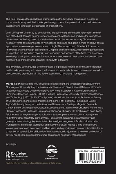 Produktbild: Innovation Strategies and Organizational Culture in Tourism