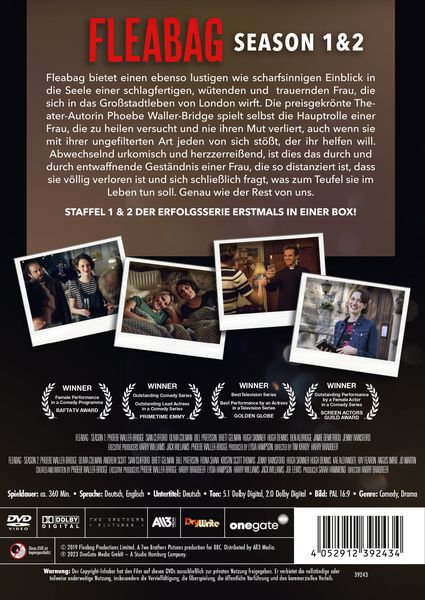 Produktbild: Fleabag - Season 1 & 2 [4 DVDs]