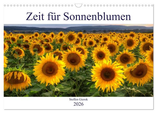 Produktbild: Zeit f&uuml;r Sonnenblumen (Wandkalender 2026 DIN A3 quer), CALVENDO Monatskalender