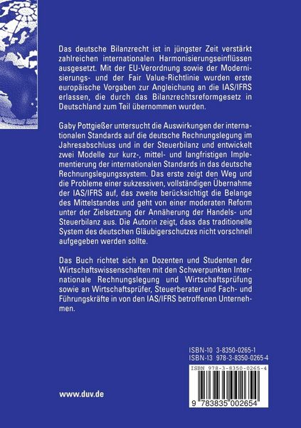 Produktbild: Einfl&uuml;sse internationaler Standards auf die handelsrechtliche Rechnungslegung und die steuerrechtliche Gewinnermittlung