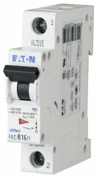 Produktbild: Eaton 278606 FAZ-S1/1 Leitungsschutzschalter 1A 230 V/AC