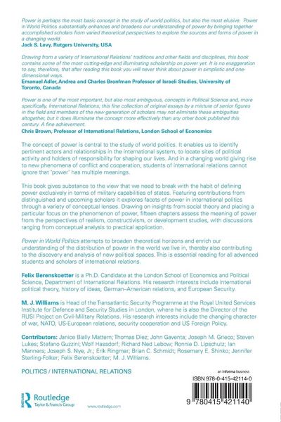 Produktbild: Power in World Politics