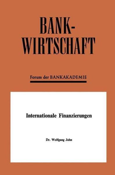Produktbild: Internationale Finanzierungen