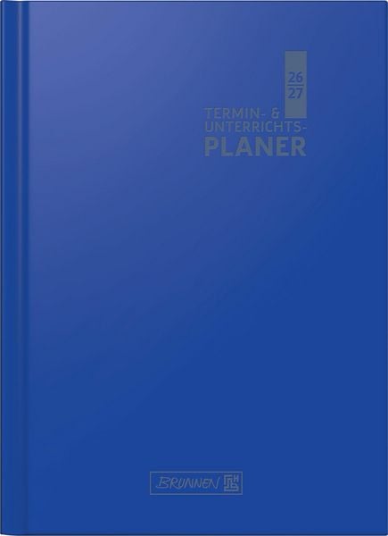 Produktbild: Termin- & Unterrichtsplaner 2026/2027 | A4, Kunststoff, blau