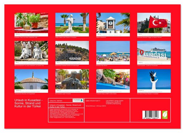 Produktbild: Urlaub in Kusadasi - Sonne, Strand und Kultur in der T&uuml;rkei (hochwertiger Premium Wandkalender 2026 DIN A2 quer), Kunstdruck in Hochglanz