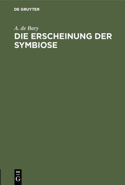 Produktbild: Die Erscheinung der Symbiose