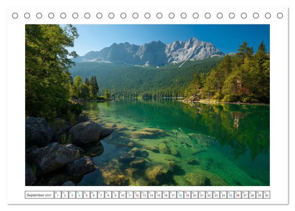 Produktbild: ALPEN Sehnsucht (Tischkalender 2027 DIN A5 quer), CALVENDO Monatskalender
