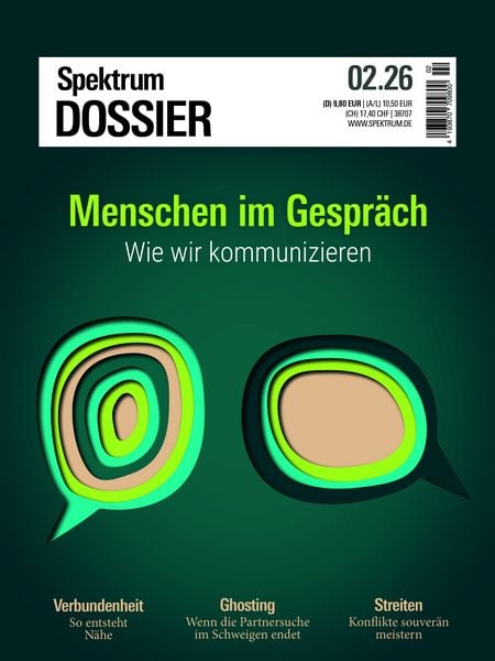 Produktbild: Spektrum Dossier 2/2026 Menschen im Gespr&auml;ch