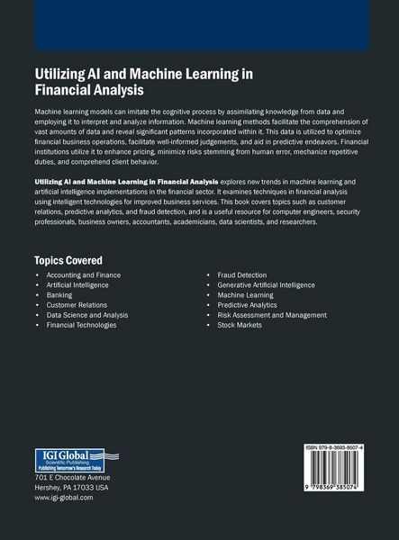 Produktbild: Utilizing AI and Machine Learning in Financial Analysis